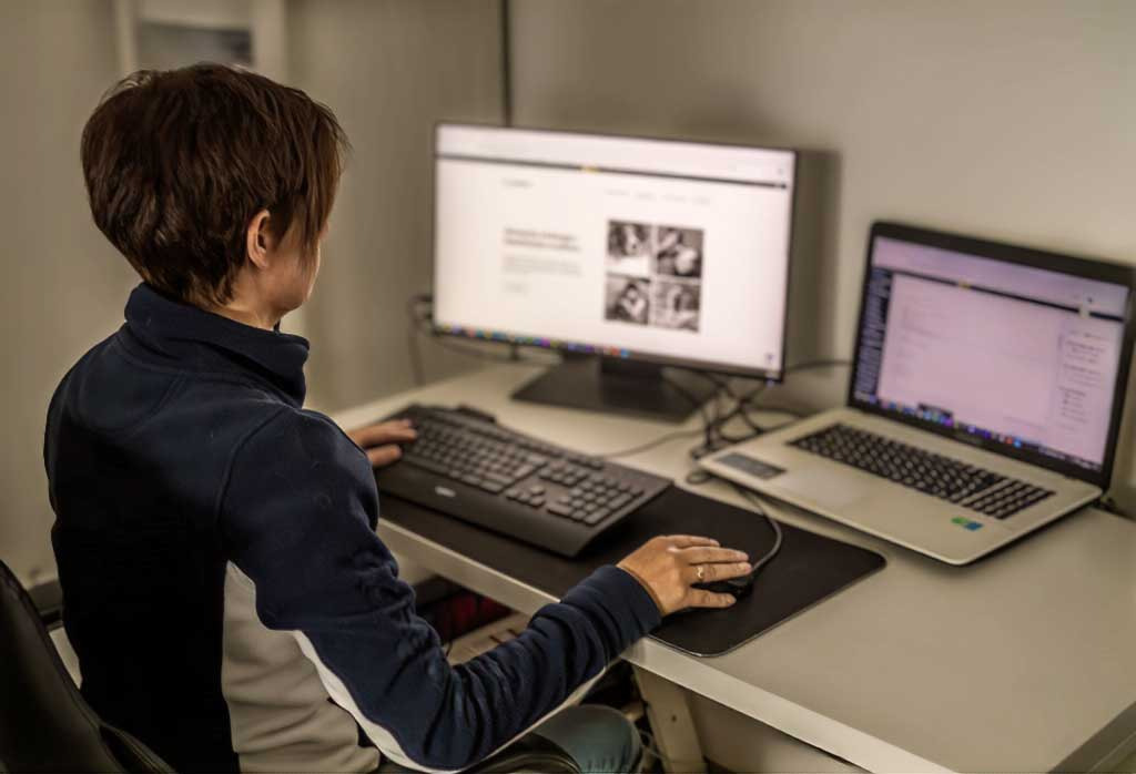 Webdesign am Arbeitsplatz