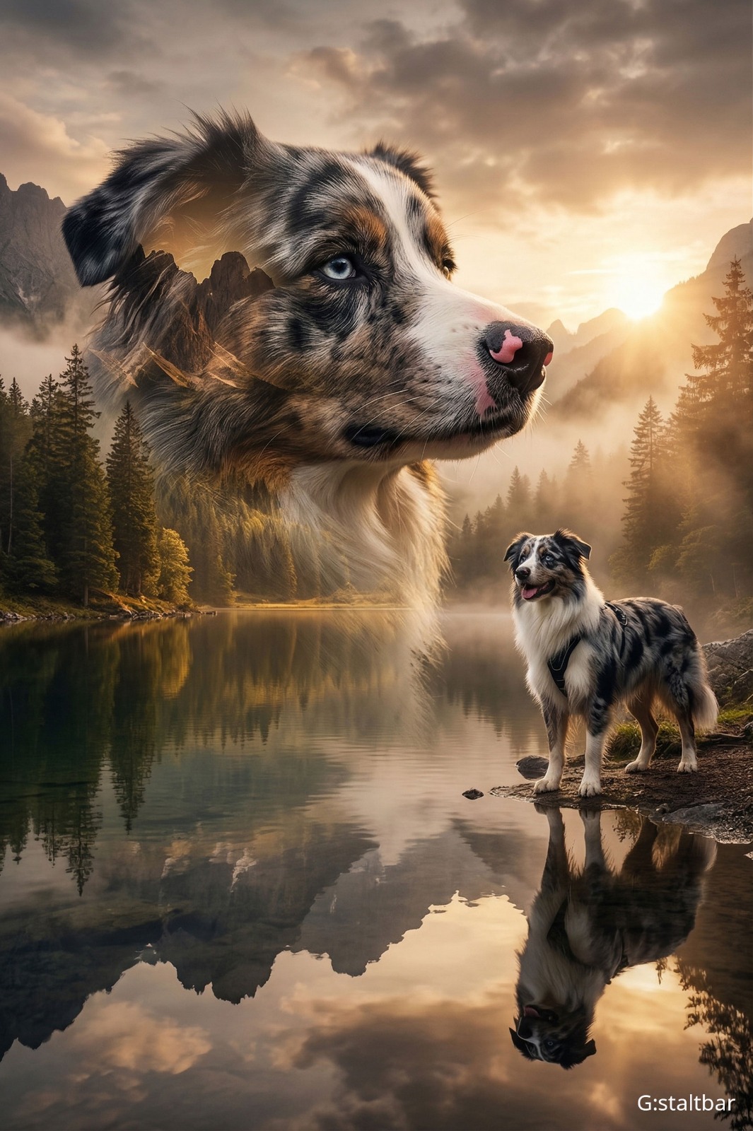 Nachher Bild Australian Shepherd